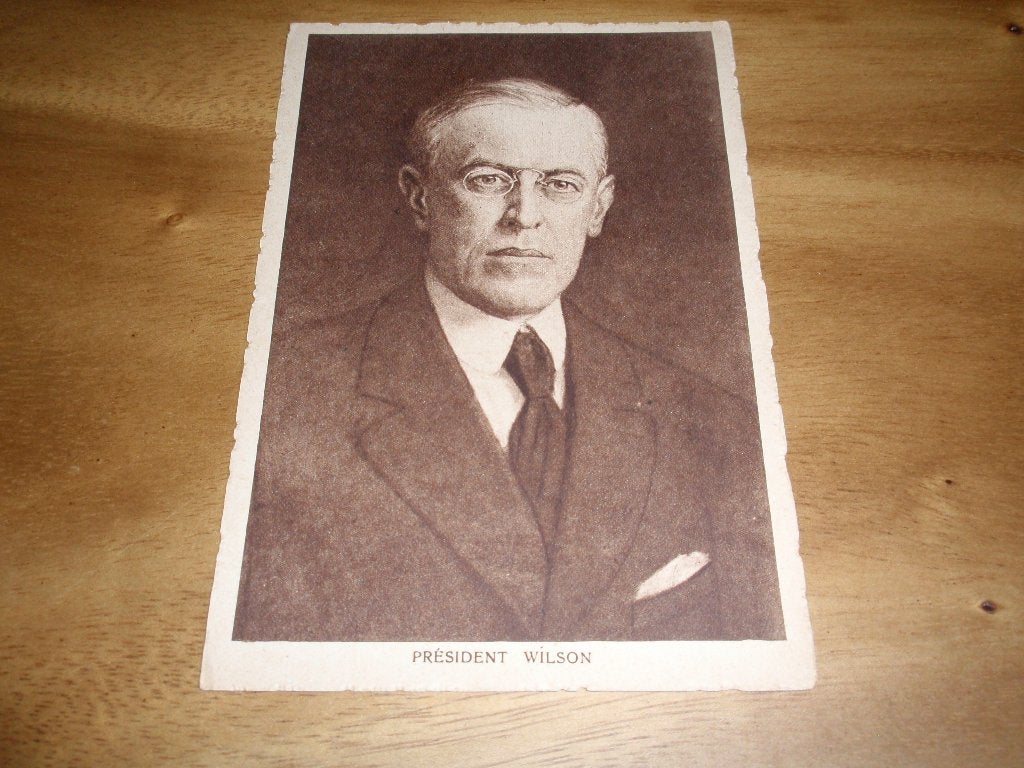 President Wilson USA Amerika, Verzamelen, Verzenden, Voor 1920, Ongelopen, Politiek en Historie
