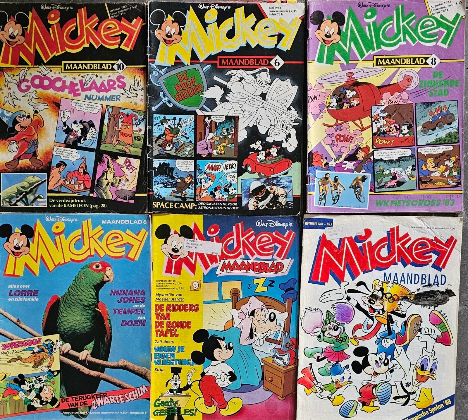Mickey Maandblad Collectie - Diverse Nummers, Ophalen of Verzenden