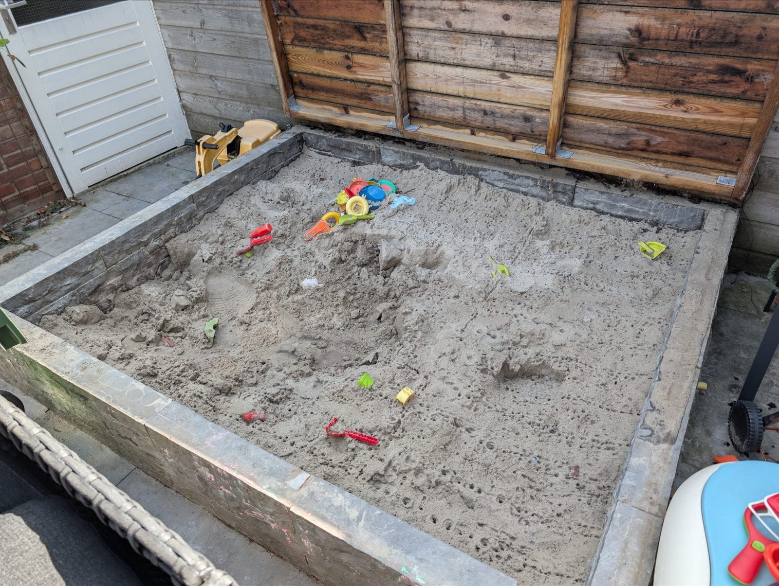 Gratis speelzand af te halen, Ophalen, Gebruikt