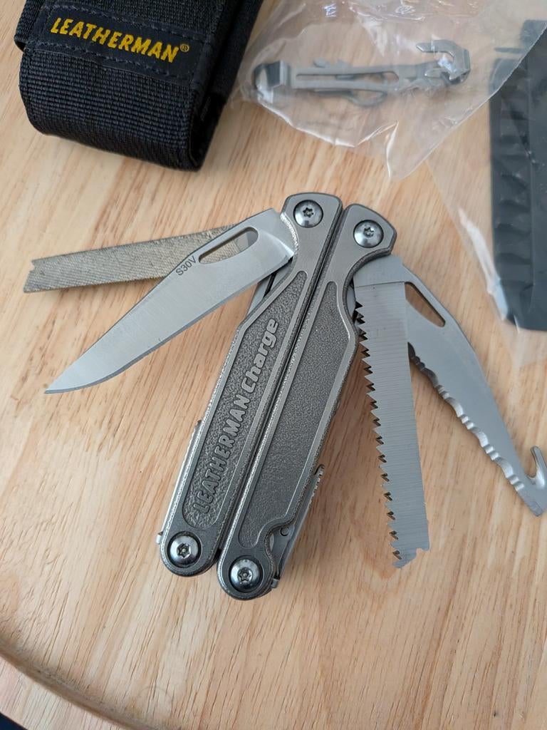 Leatherman charge titanium, Ophalen of Verzenden, Zo goed als nieuw