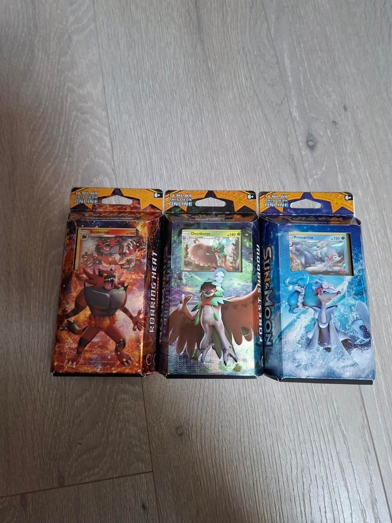 3 theme decks Sun & Moon, Ophalen of Verzenden, Speeldeck