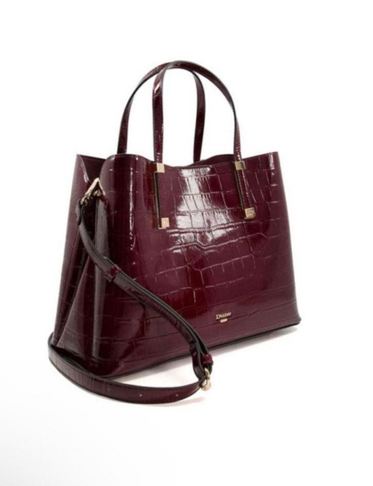 New Dune London Burgundy Croq Bag, Sieraden, Tassen en Uiterlijk, Tassen | Damestassen, Ophalen of Verzenden, Nieuw, Rood, Overige typen