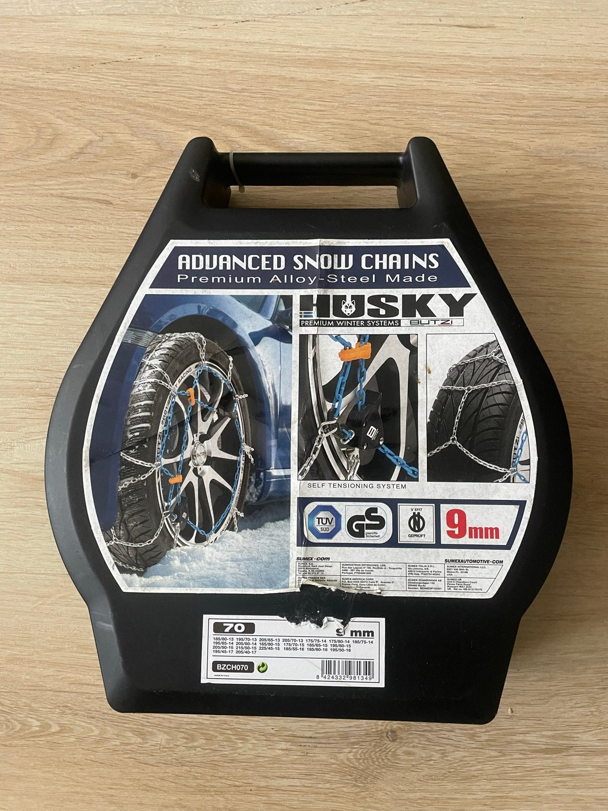 Husky Advanced Sneeuwkettingen - Premium Legering-Staal, Auto diversen, Sneeuwkettingen, Ophalen, Zo goed als nieuw