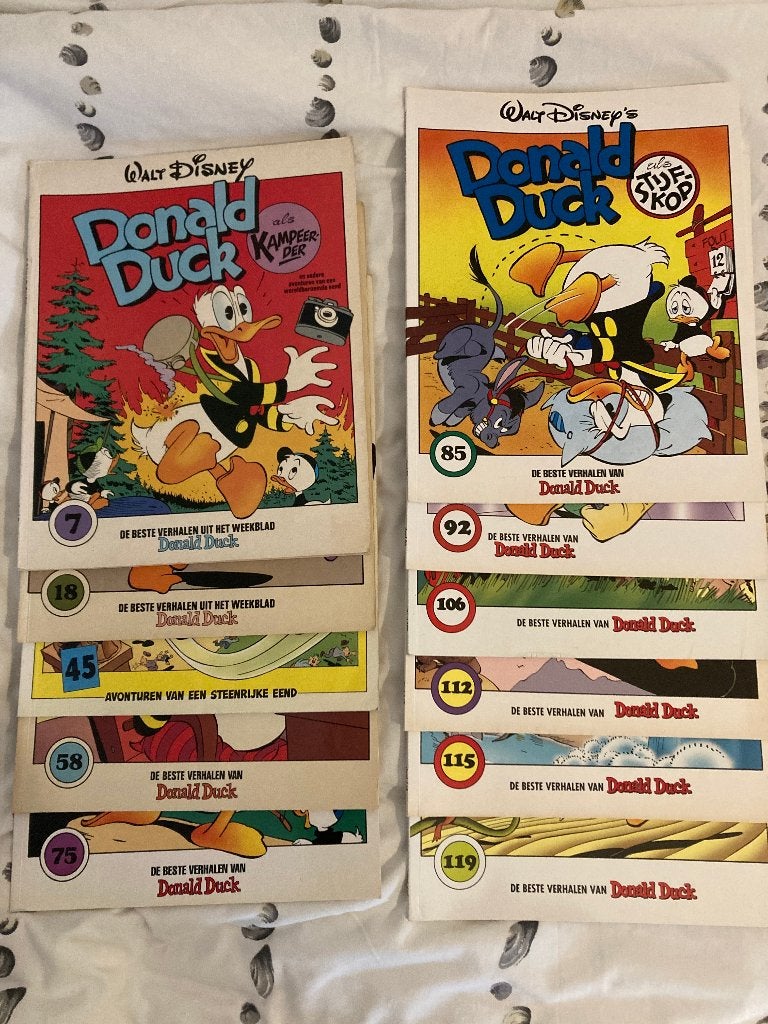 Donald Duck stripboeken, Meerdere stripboeken, Ophalen of Verzenden, Gelezen