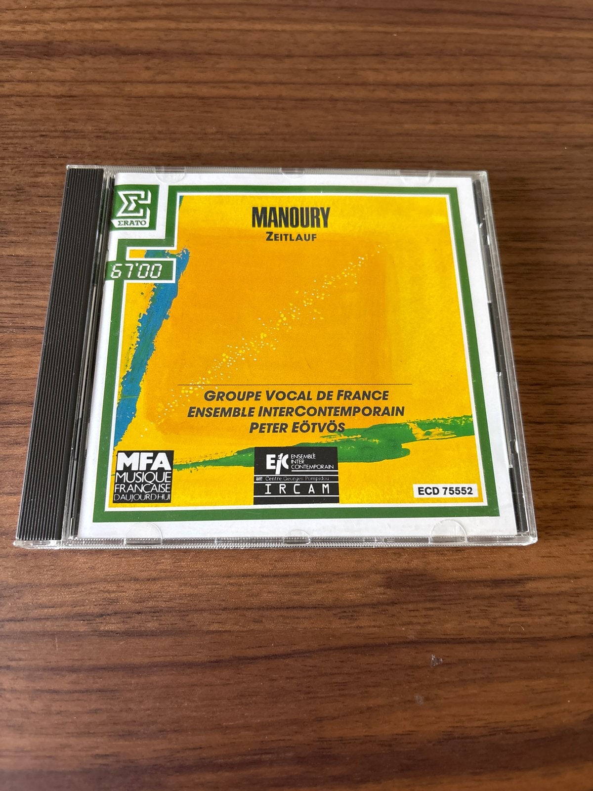 Philippe Manoury - Zeitlauf (CD), Verzenden, Overige componisten, Zo goed als nieuw, Album