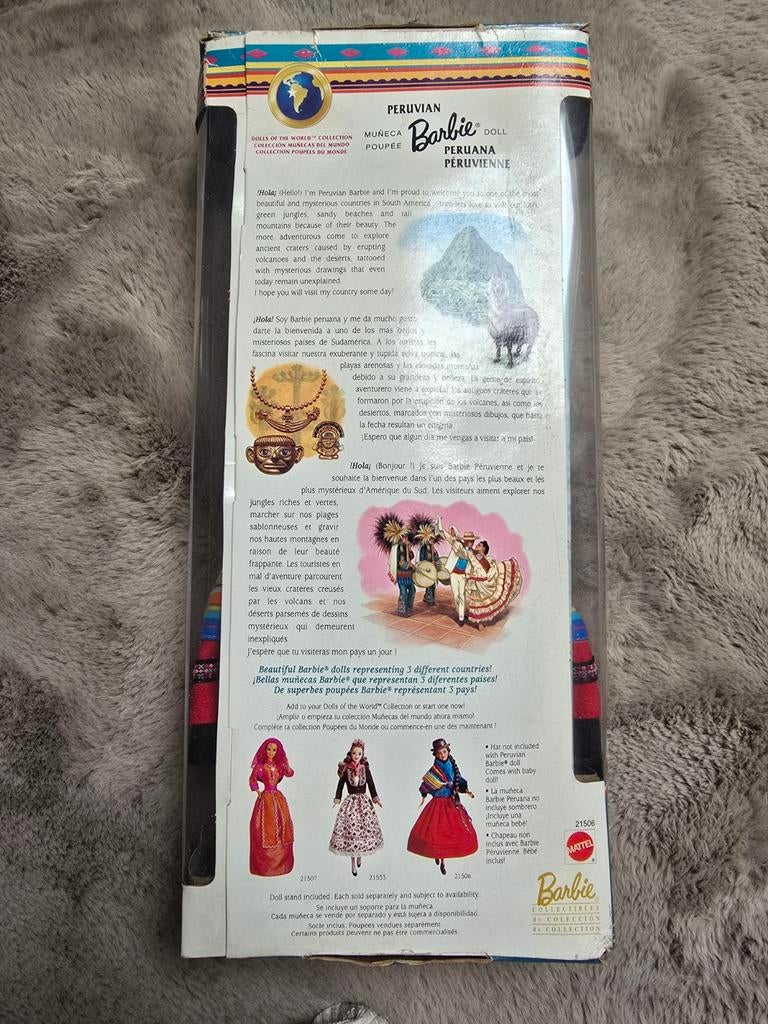 Peruvian Barbie Doll - Dolls of the World Collection, Ophalen of Verzenden, Nieuw, Barbie