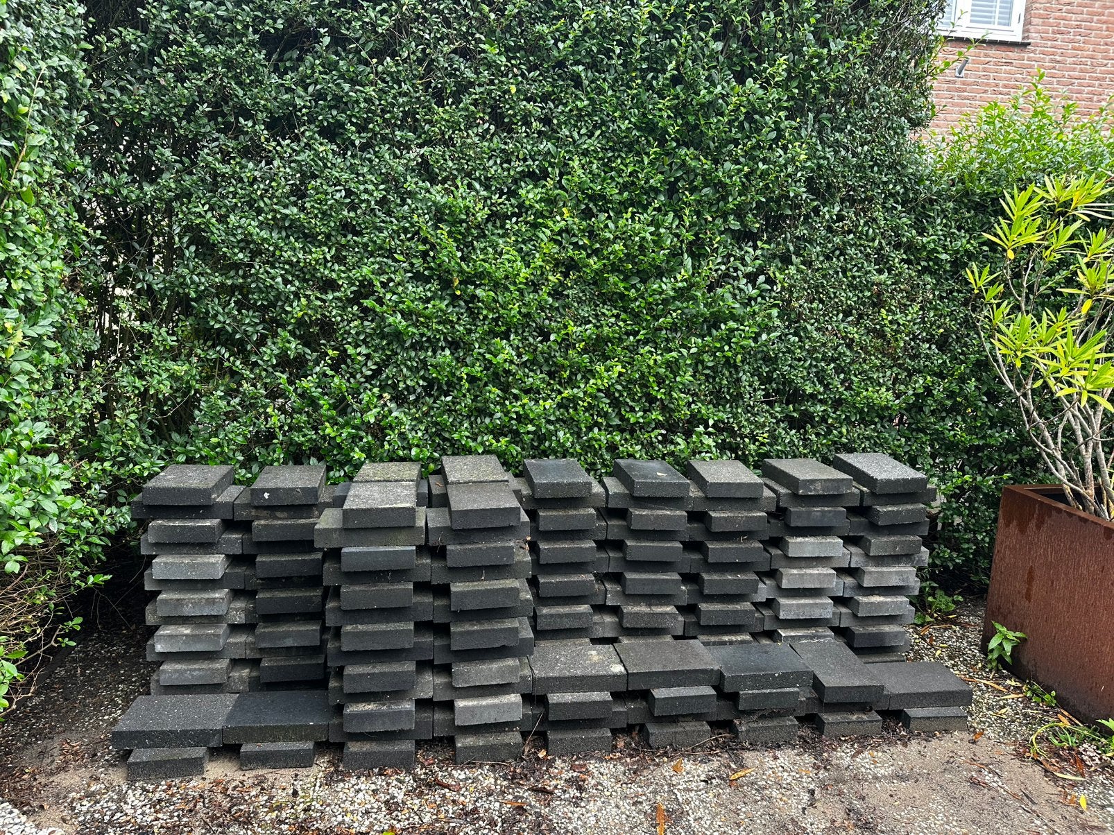 Tegels gratis af te halen!, Ophalen, Gebruikt, Beton, Terrastegels