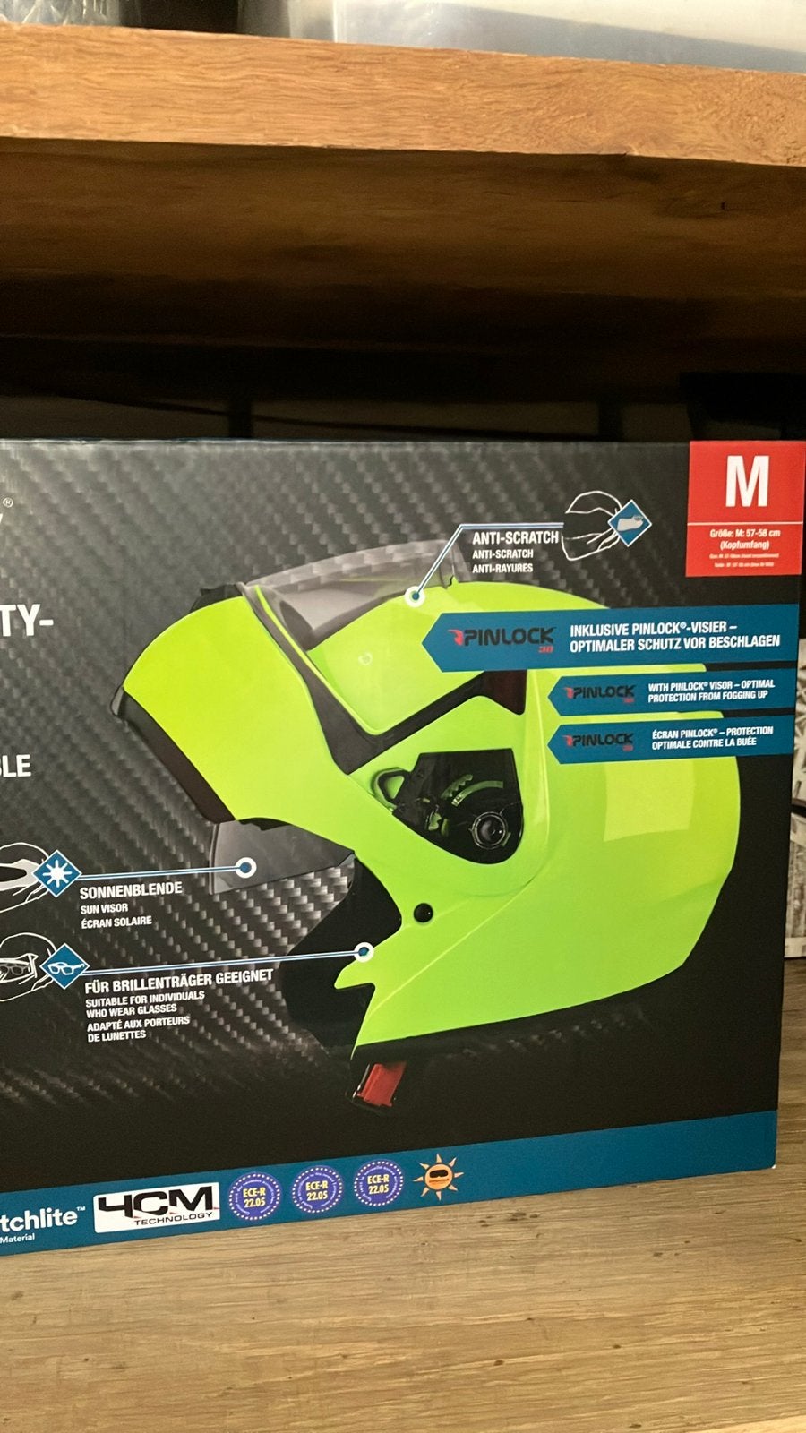 Crivit Systeemhelm - Maat M - Nieuw, Motoren, Kleding | Motorhelmen, M, Systeemhelm, Heren, Ophalen of Verzenden
