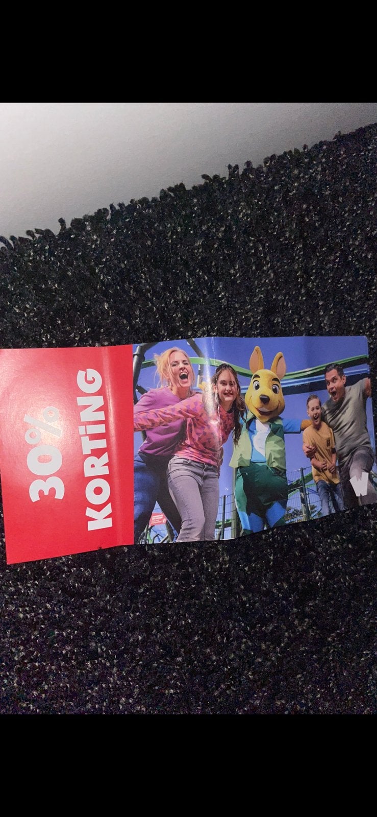 2 x 30% korting bij walibi holland, Drie personen of meer, Kortingskaart
