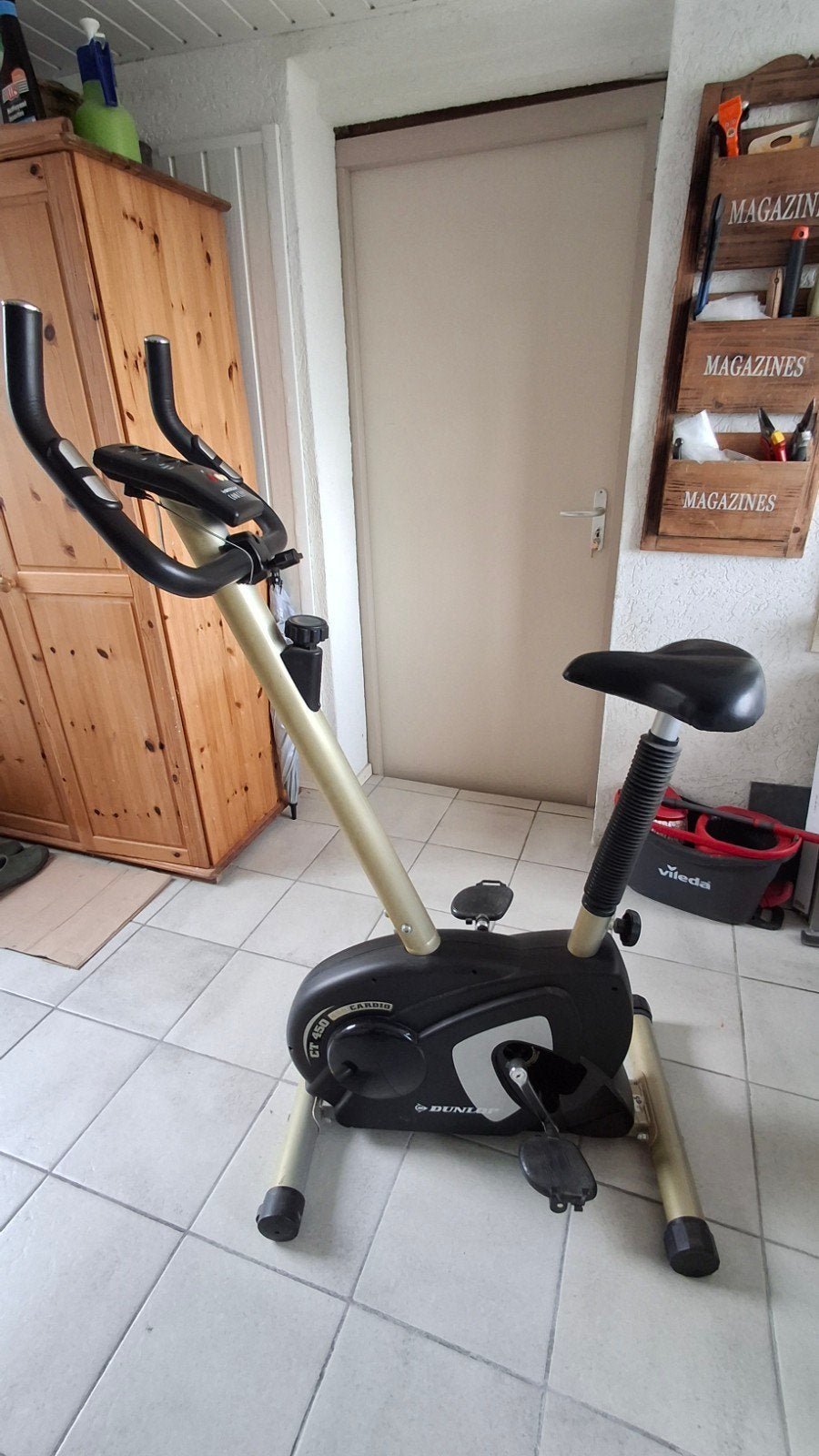 Dunlop Hometrainer CT 450 Cardio, Ophalen, Gebruikt, Metaal, Benen