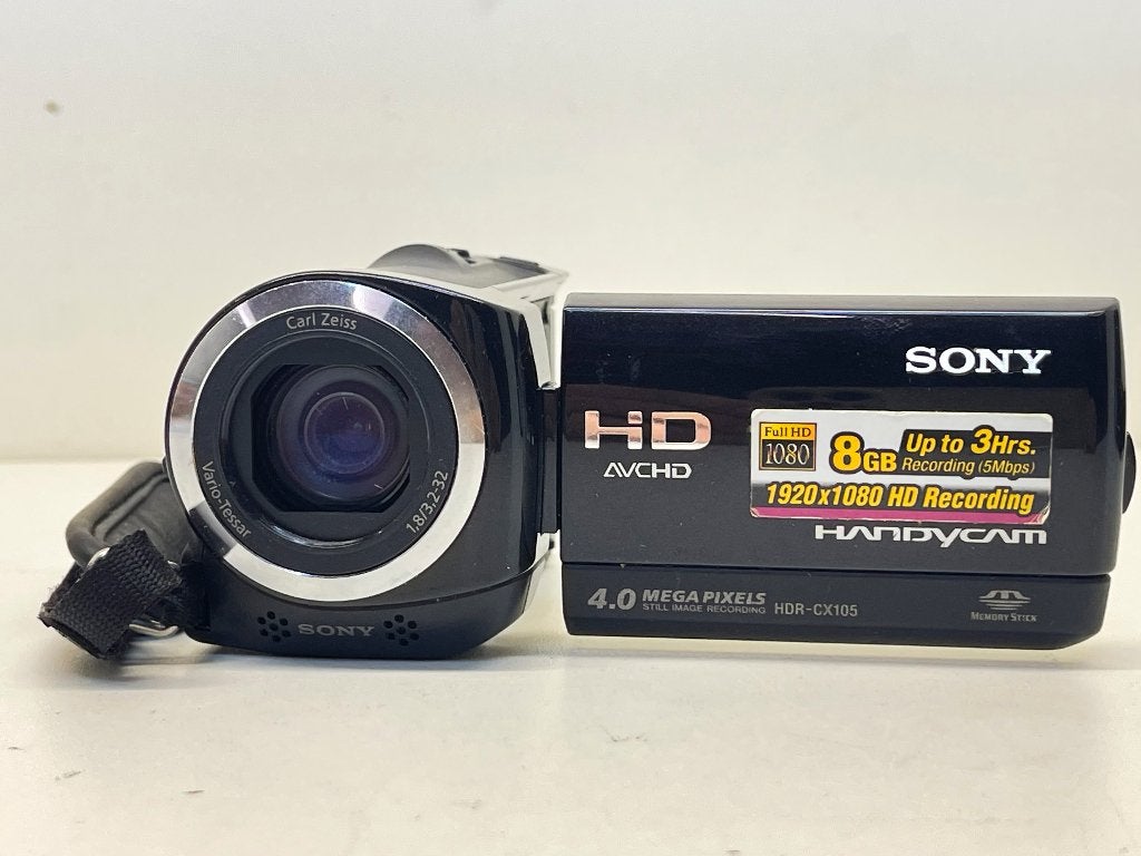 SONY HDR-CX105E Full HD + GP-AVT1 Shooting Grip + wide lens, Full HD, N, N, 20x of meer