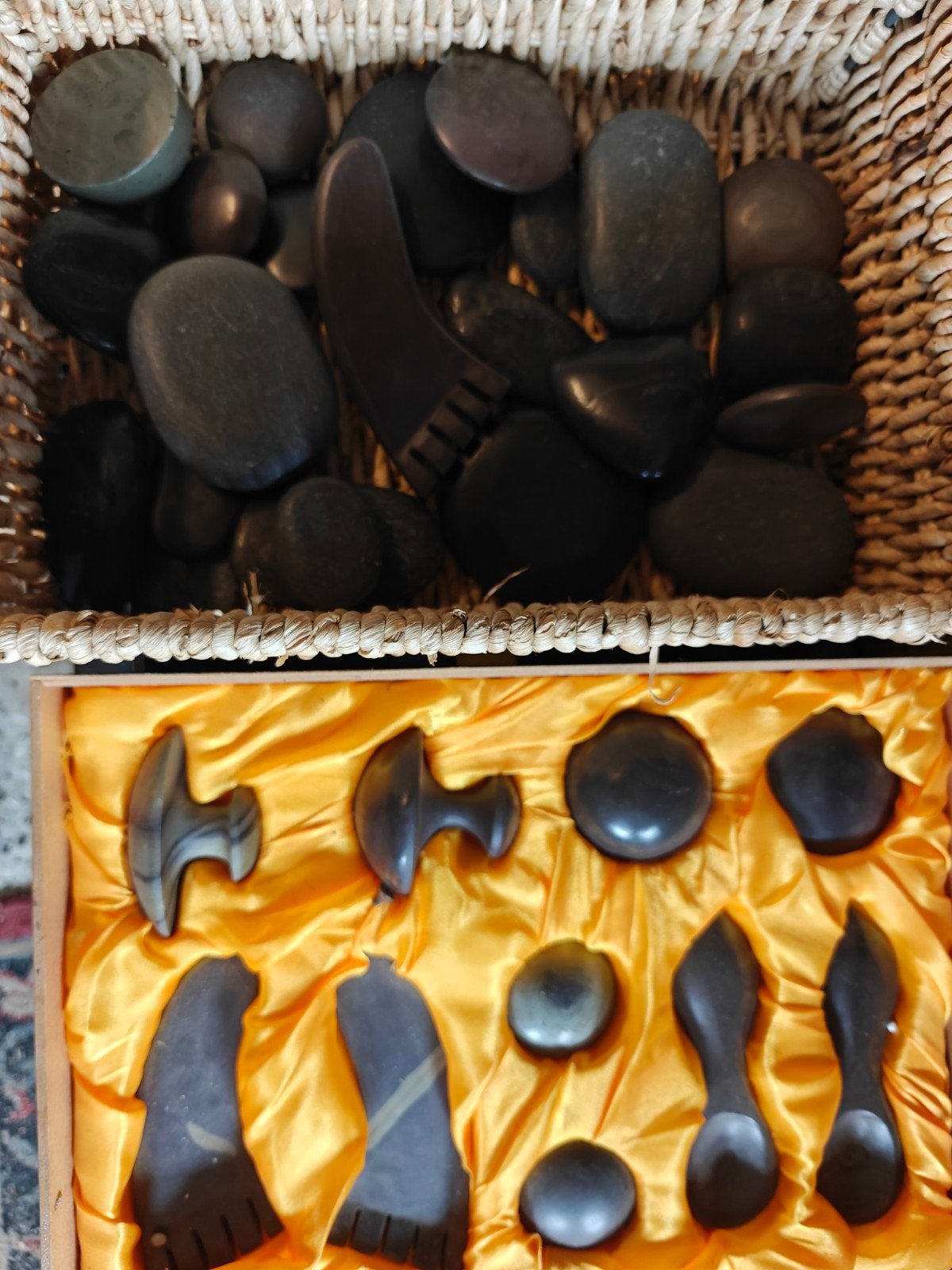 Hotstone sets, Sport en Fitness, Massageproducten, Ophalen of Verzenden, Nieuw, Hotstone