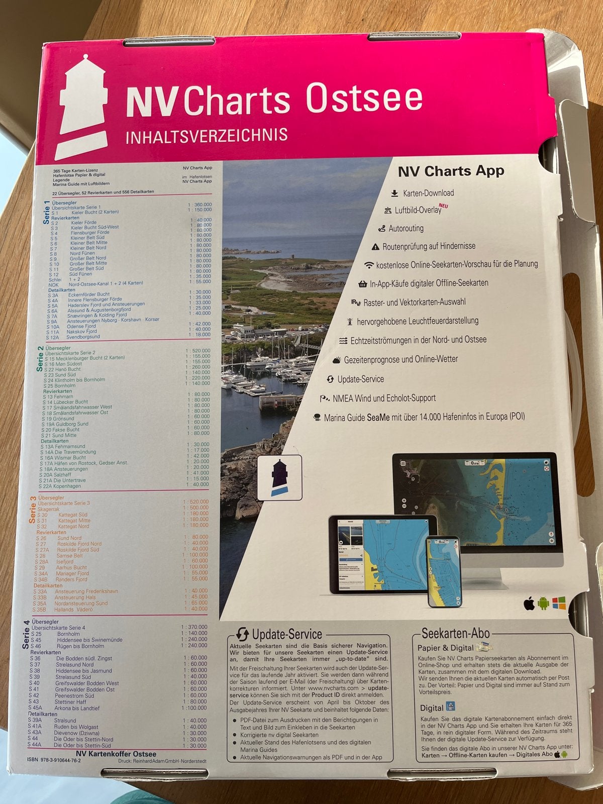 NV Charts Ostsee Serie 1-4 (2026) - Zeekaarten Oostzee, Overige atlassen, 2000 tot heden, Zo goed als nieuw, Europa Overig