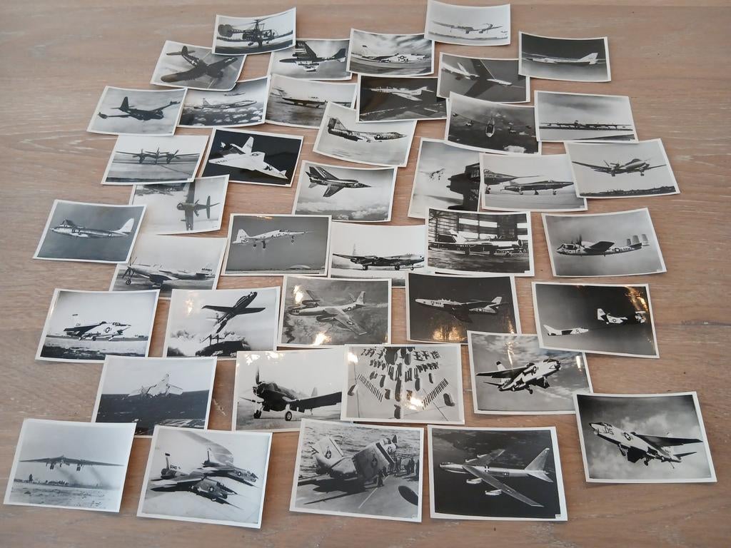 Unieke collectie USA Air Force & Navy Vliegtuig foto's 41stk, Verzamelen, Ophalen of Verzenden, Zo goed als nieuw, Overige onderwerpen