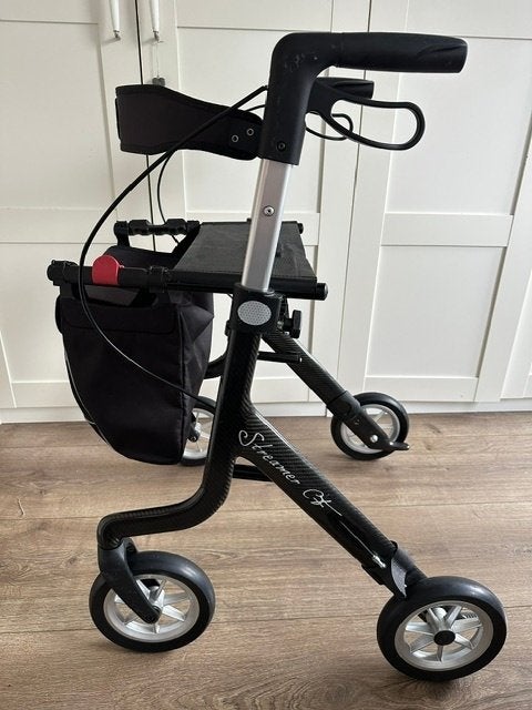 Rehasense Streamer CF Carbon rollator, Diversen, Ophalen of Verzenden, Lichtgewicht, Gebruikt