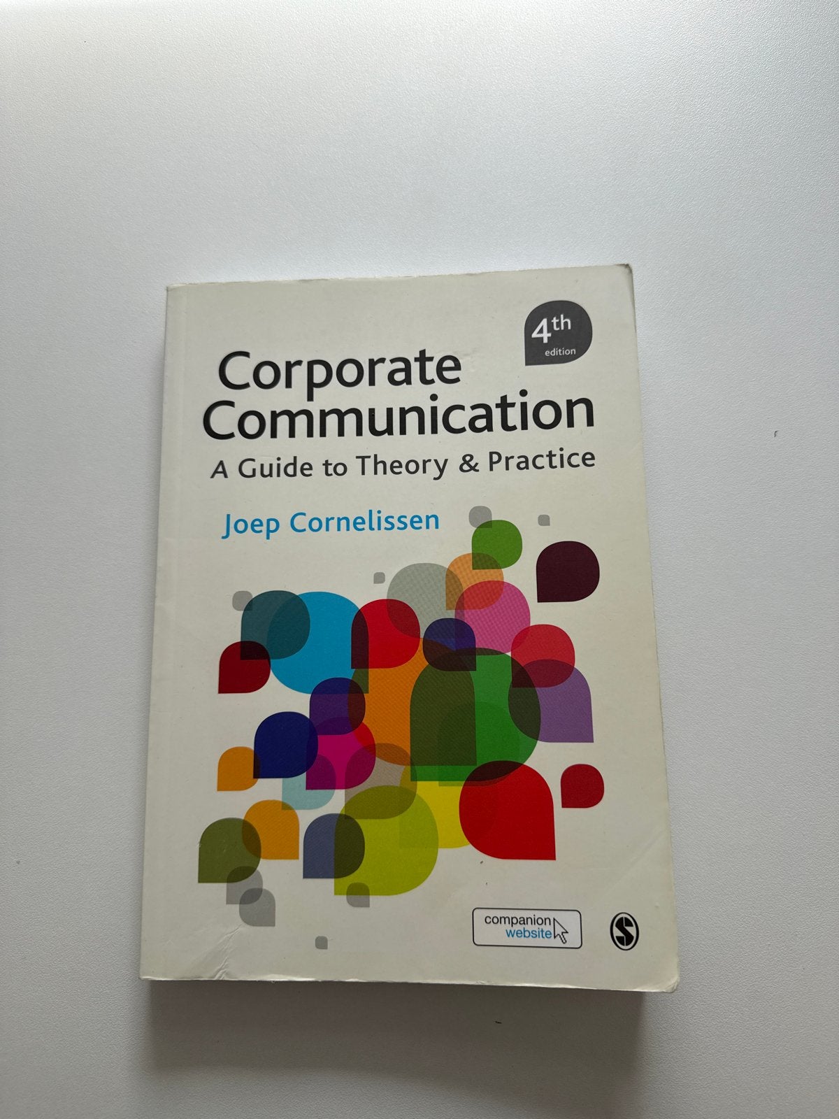 Studieboek Corporate Communication - Joep Cornelissen, Boeken, Ophalen of Verzenden, Gamma, Zo goed als nieuw, HBO