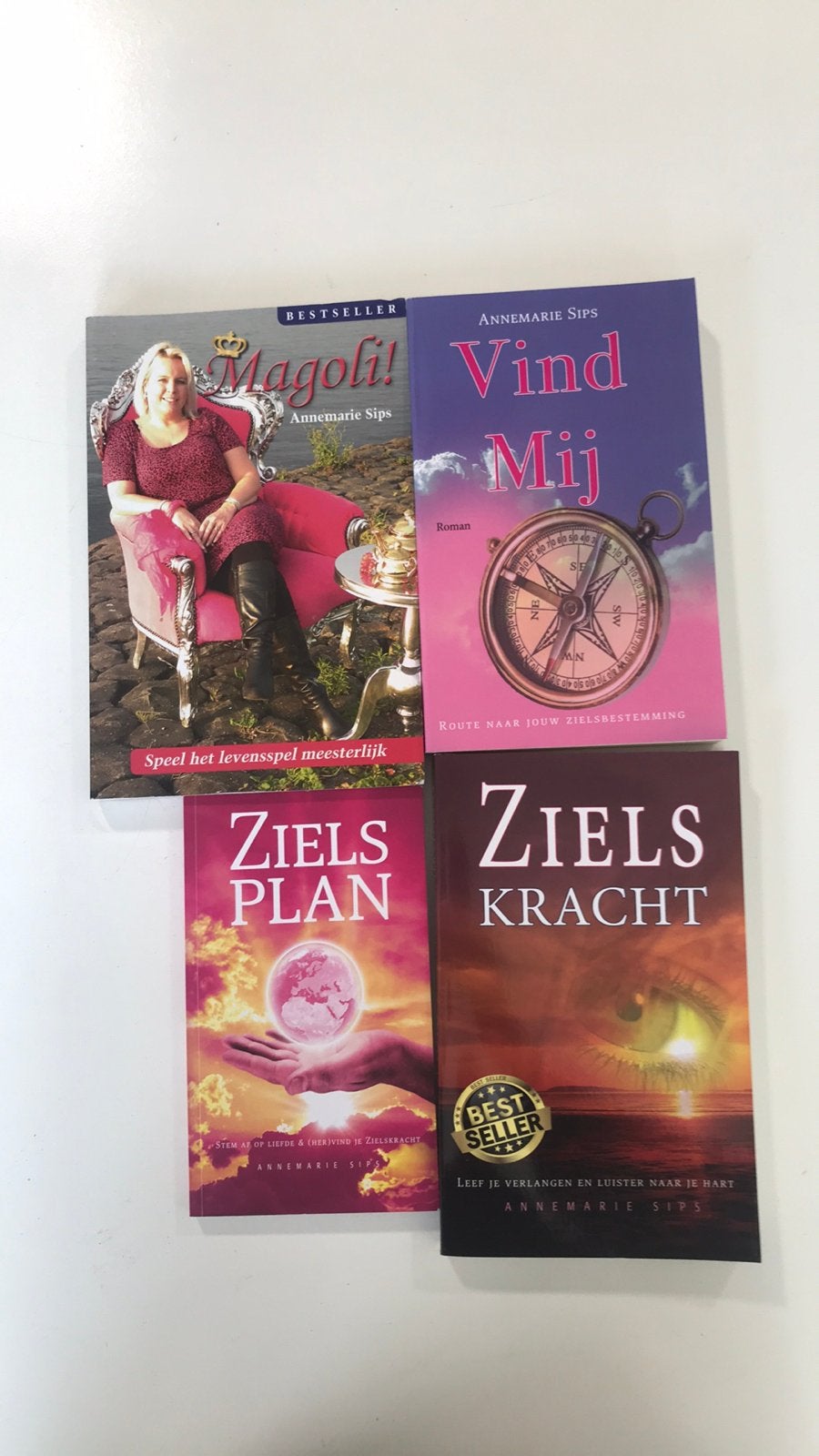Annemarie Sips  Zielskracht vind mij Zielsplan magoli, Achtergrond en Informatie, Spiritualiteit algemeen, Ophalen of Verzenden