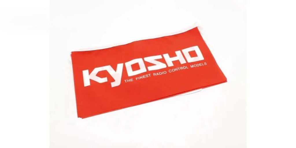 10x Kyosho Flag Banner (400x1800mm) Polyester