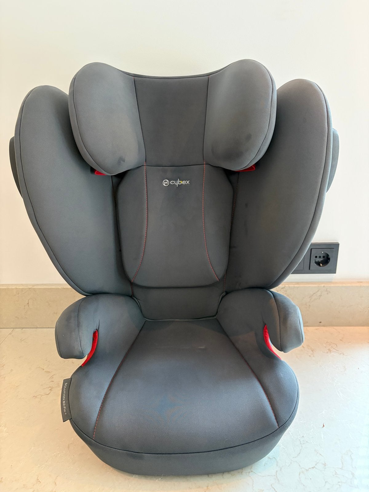 Cybex Solution B2-Fix autostoel - Grijs (15-36 kg), Overige merken, Autogordel of Isofix, Gebruikt, 15 t/m 36 kg