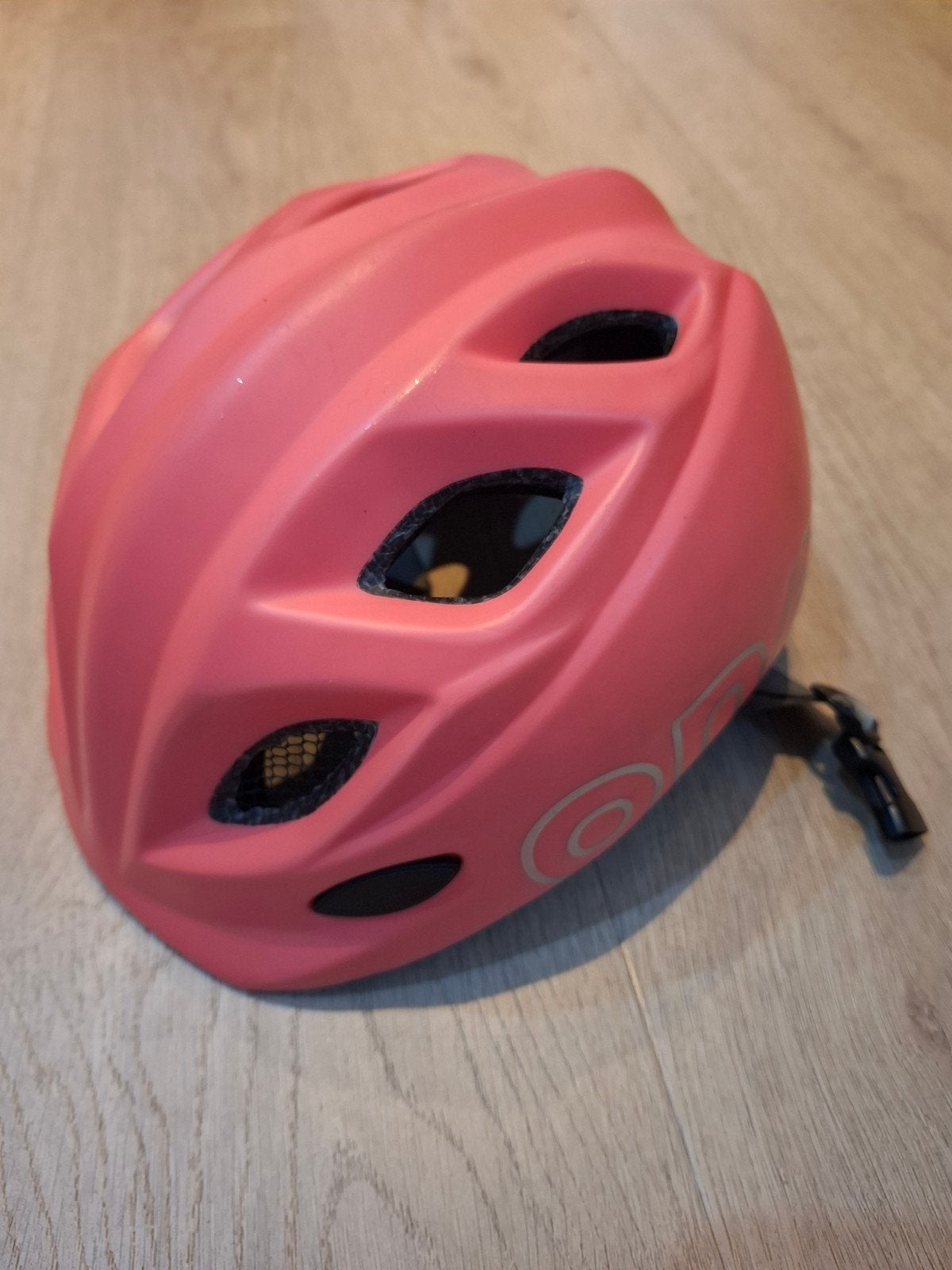 Bobike One fietshelm XS 48-52cm roze, goede staat, Fietsen en Brommers, Gebruikt, Jongen of Meisje, Bobike, Ophalen