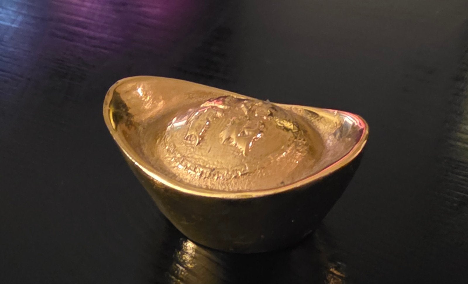 Chinese goudsycee yuanbao, Antiek en Kunst, Kunst | Overige Kunst, Ophalen of Verzenden