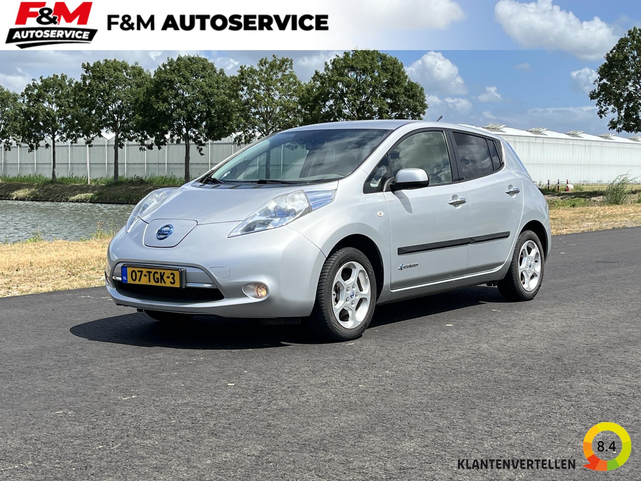 Nissan LEAF Base 24 kWh Airco, cruise, camera, Auto's, Nissan, Bedrijf, Te koop, Leaf, ABS, Achteruitrijcamera, Airbags, Airconditioning