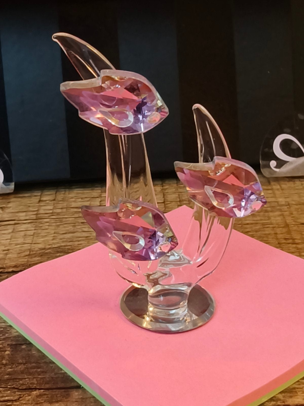 Swarovski Crystal Memories Calla Lillies kristalbeeldje, Verzamelen, Swarovski, Ophalen, Zo goed als nieuw, Figuurtje