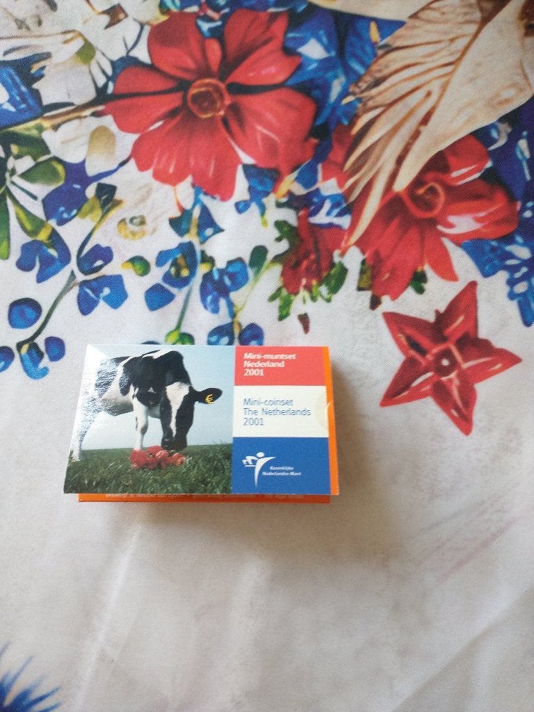 mini munten set 2001, Postzegels en Munten, Munten | Nederland, Ophalen of Verzenden, Koningin Beatrix, Overige waardes, Setje