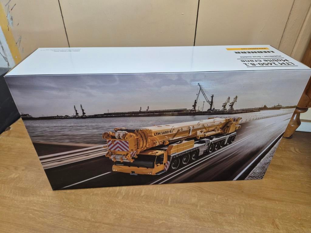 Wsi liebherr ltm1650 wagenborg nieuw, Ophalen of Verzenden, Nieuw, Hijskraan, Tractor of Landbouw, Wsi
