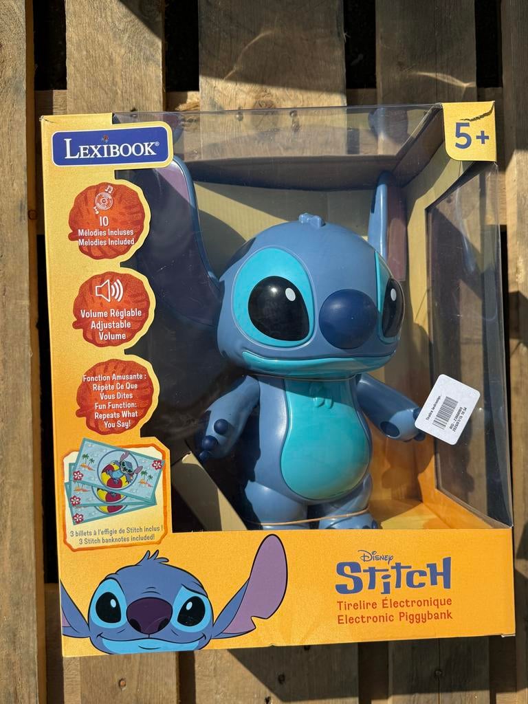 Disney Stitch Elektronische Spaarpot - Lexibook, Jongen of Meisje, Nieuw, Ophalen of Verzenden, LEXIBOOK