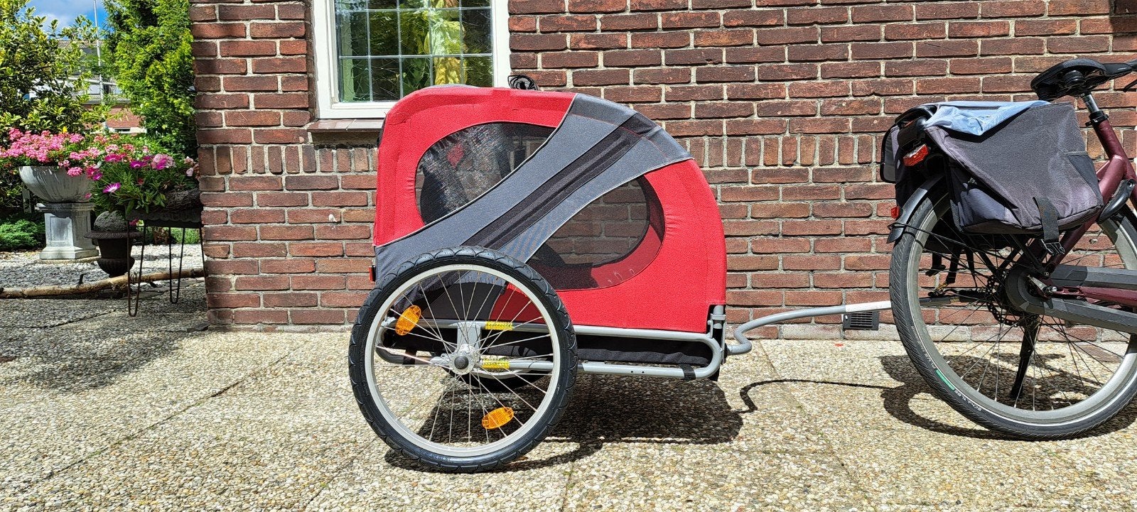 Hondenfietskar Doggyride Novel origineel voor grotere honden, Ophalen of Verzenden, Zo goed als nieuw, Hondenkar