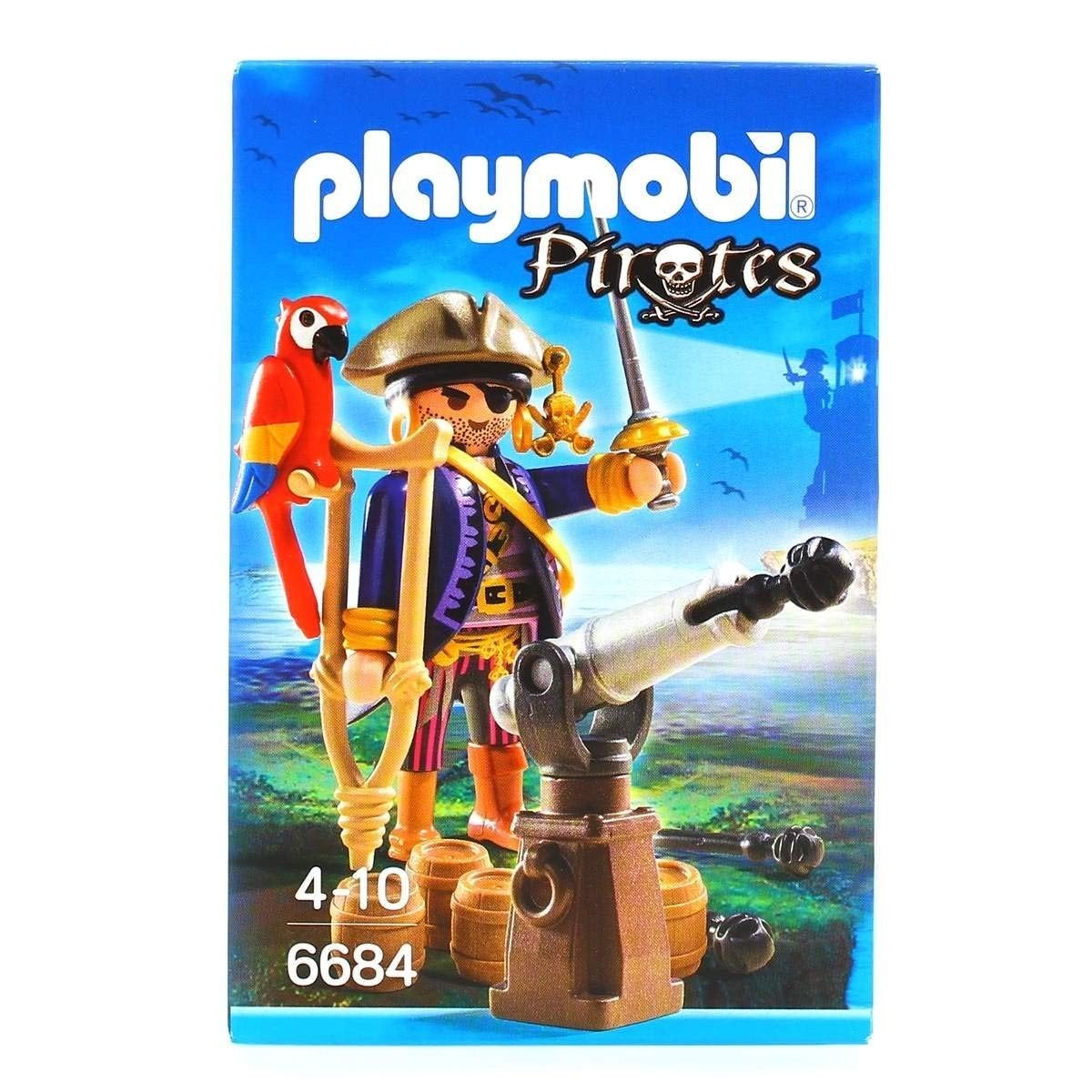 Playmobil 6684 Piraat met kanon, Pirates, Complete set, Ophalen of Verzenden, Zo goed als nieuw