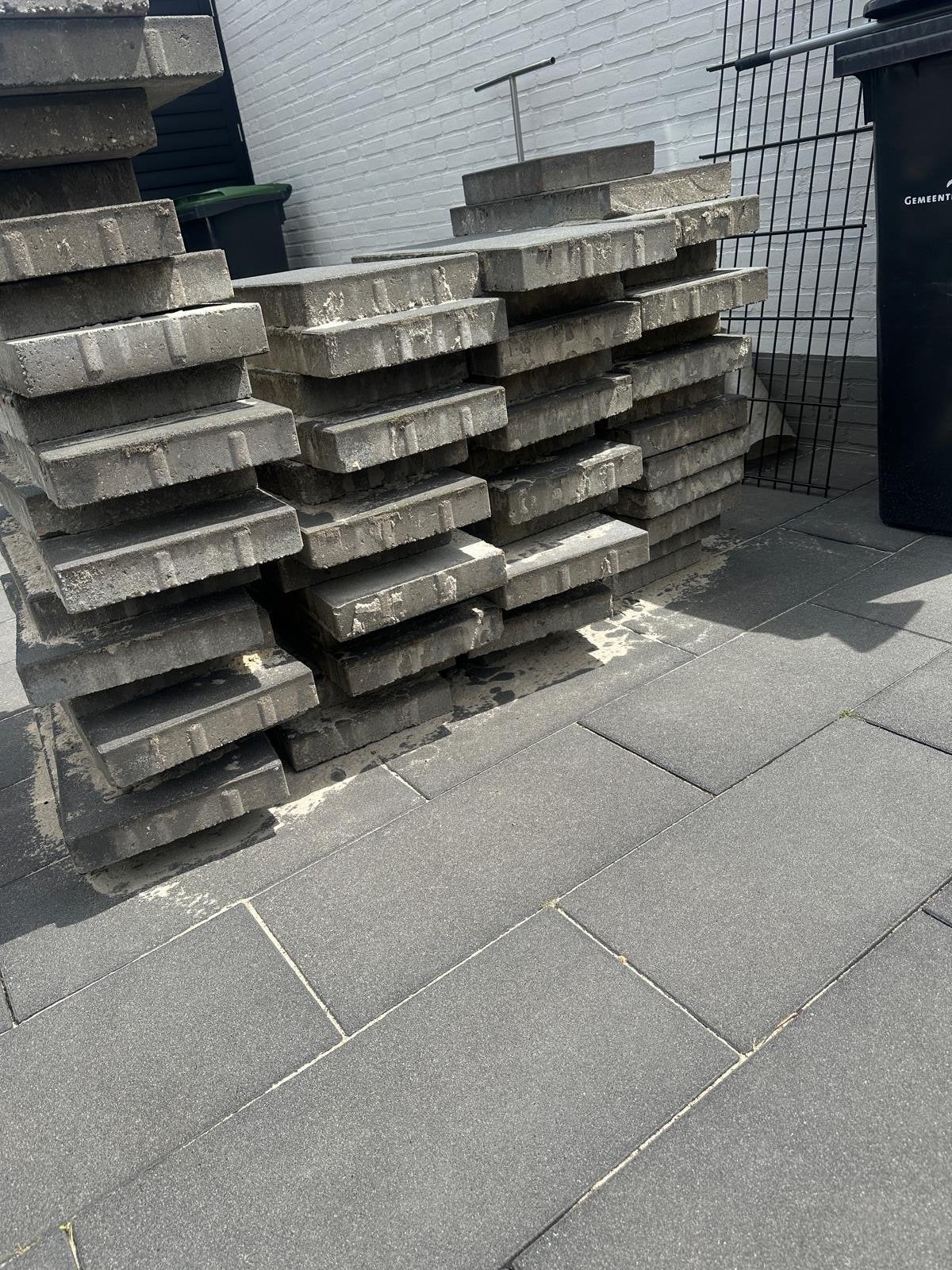Tegels 30x60 cm, ca. 7,5 m², Ophalen, 40 tot 60 cm, Gebruikt, 5 tot 10 m²