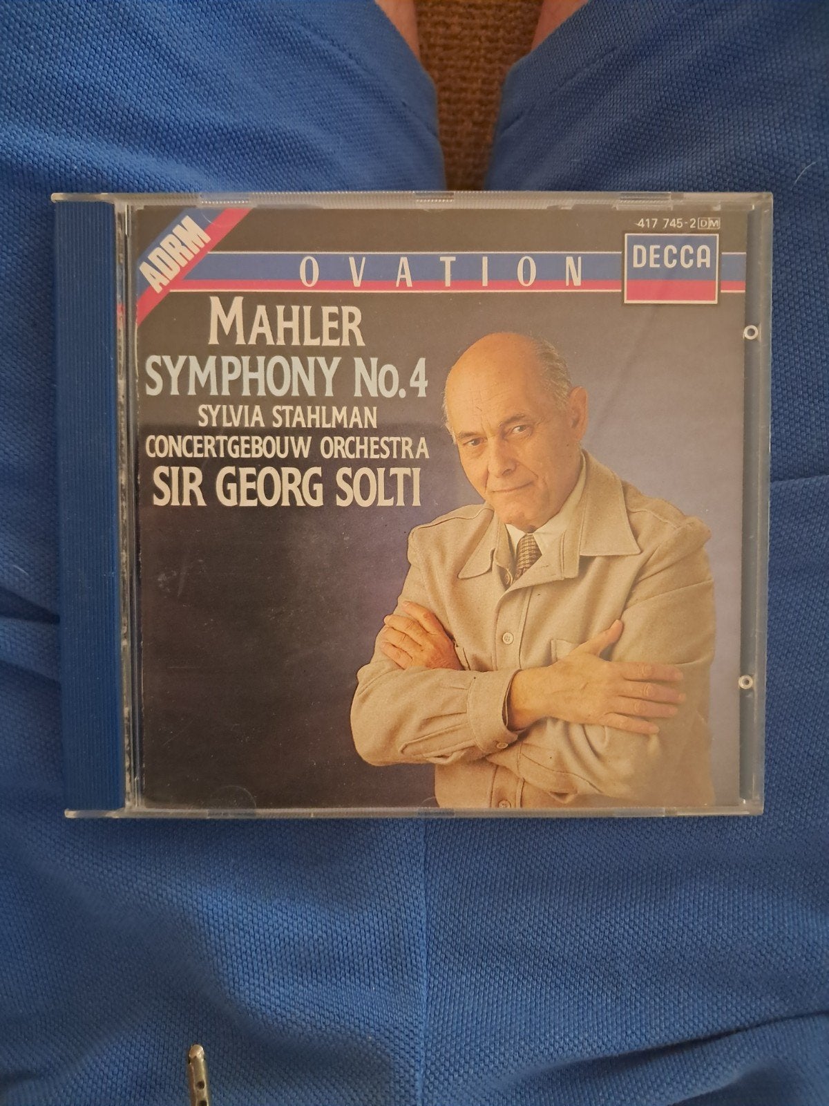 Mahler symphony 4, concertgebouw orchestra, solti, Cd's en Dvd's, Verzenden, Romantiek, Zo goed als nieuw, Orkest of Ballet