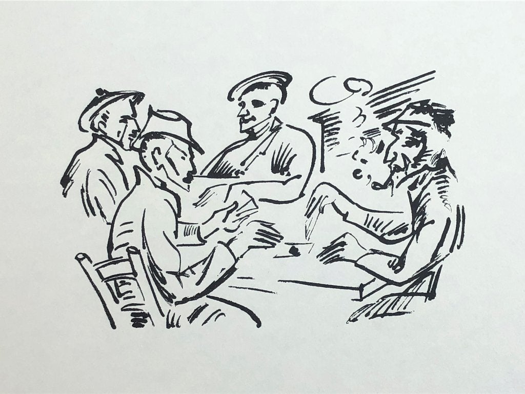 Mooie kunst v/h Grafiekkabinet Hermann Max Pechstein, Verzenden