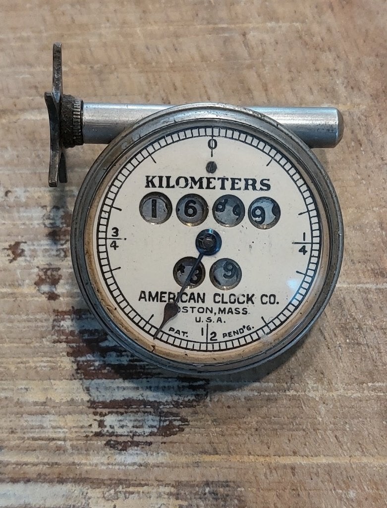 Antieke cyclometer/fietskilometerteller 1897, Ophalen of Verzenden