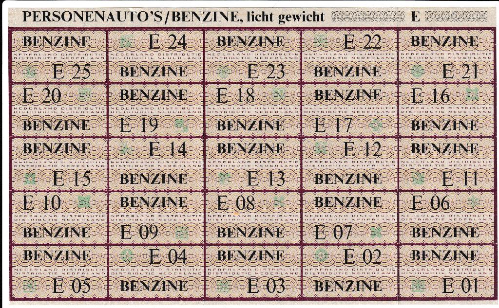 Benzinebon 1973 Personeneauto  -compleet / als nieuw, Verzamelen, Ophalen, Zo goed als nieuw, Auto's