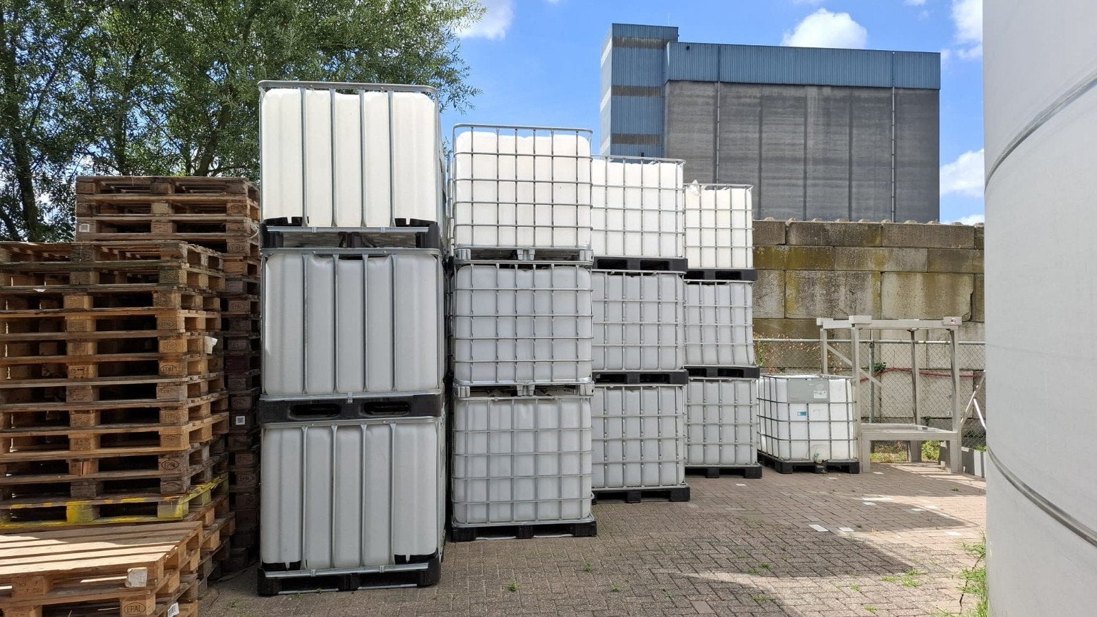 ibc containers 1000 liter, 150 liter of meer, Ophalen