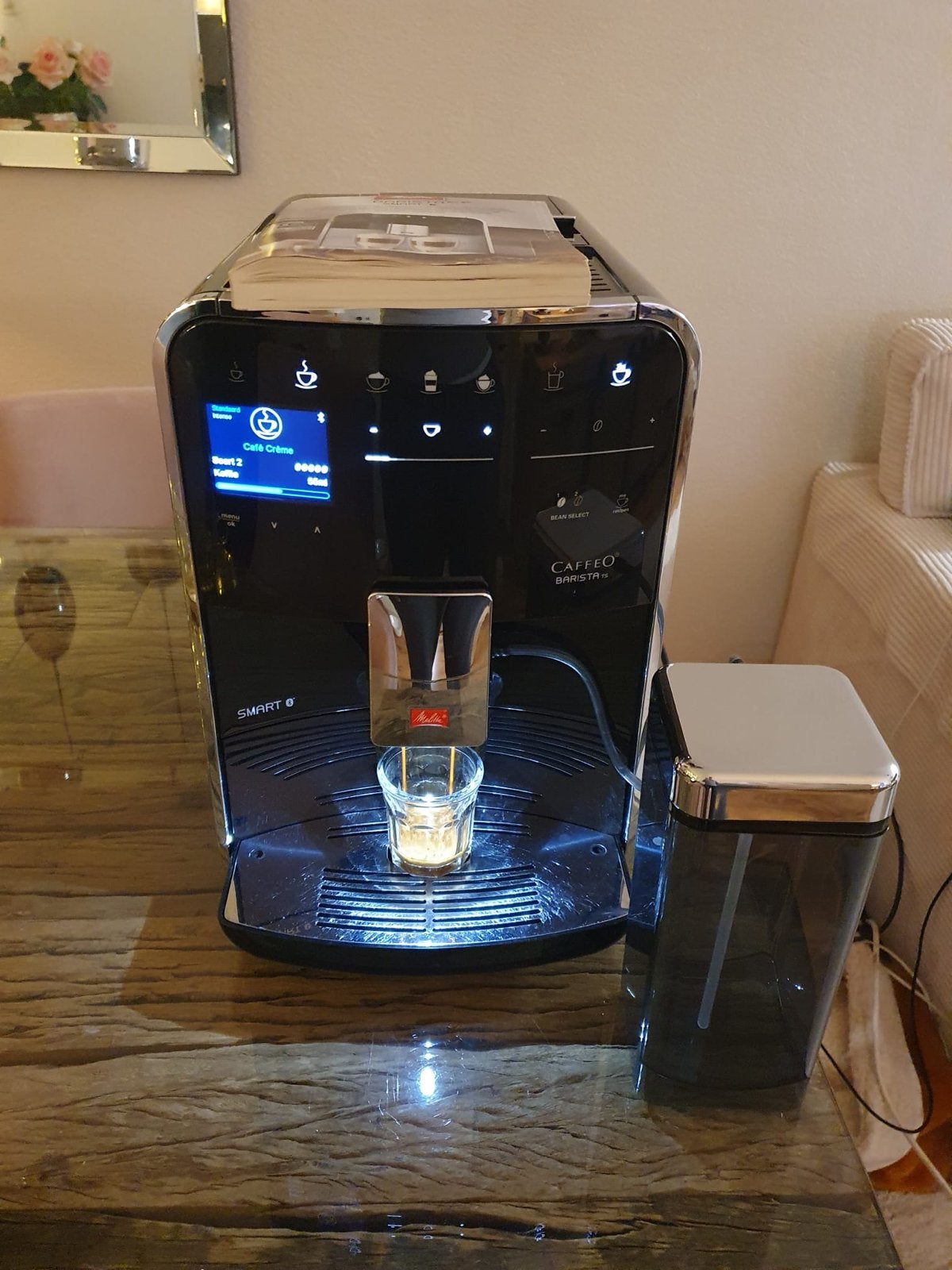 Melitta Caffeo Barista TS Smart koffiemachine, Witgoed en Apparatuur, Koffiezetapparaten, Afneembaar waterreservoir, 10 kopjes of meer