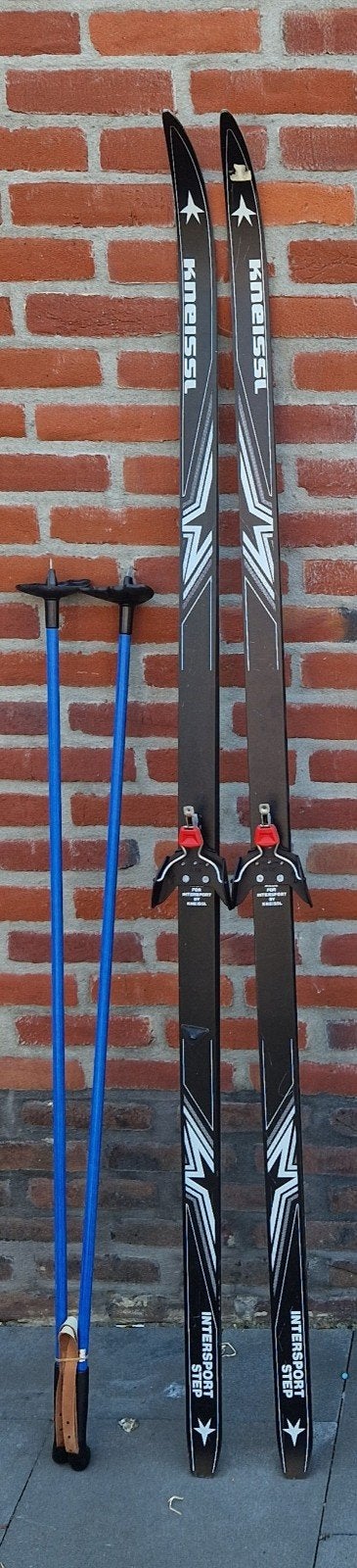 Kneissl Intersport Step Langlaufski's met stokken, Ski's, Ophalen, Overige merken, Gebruikt