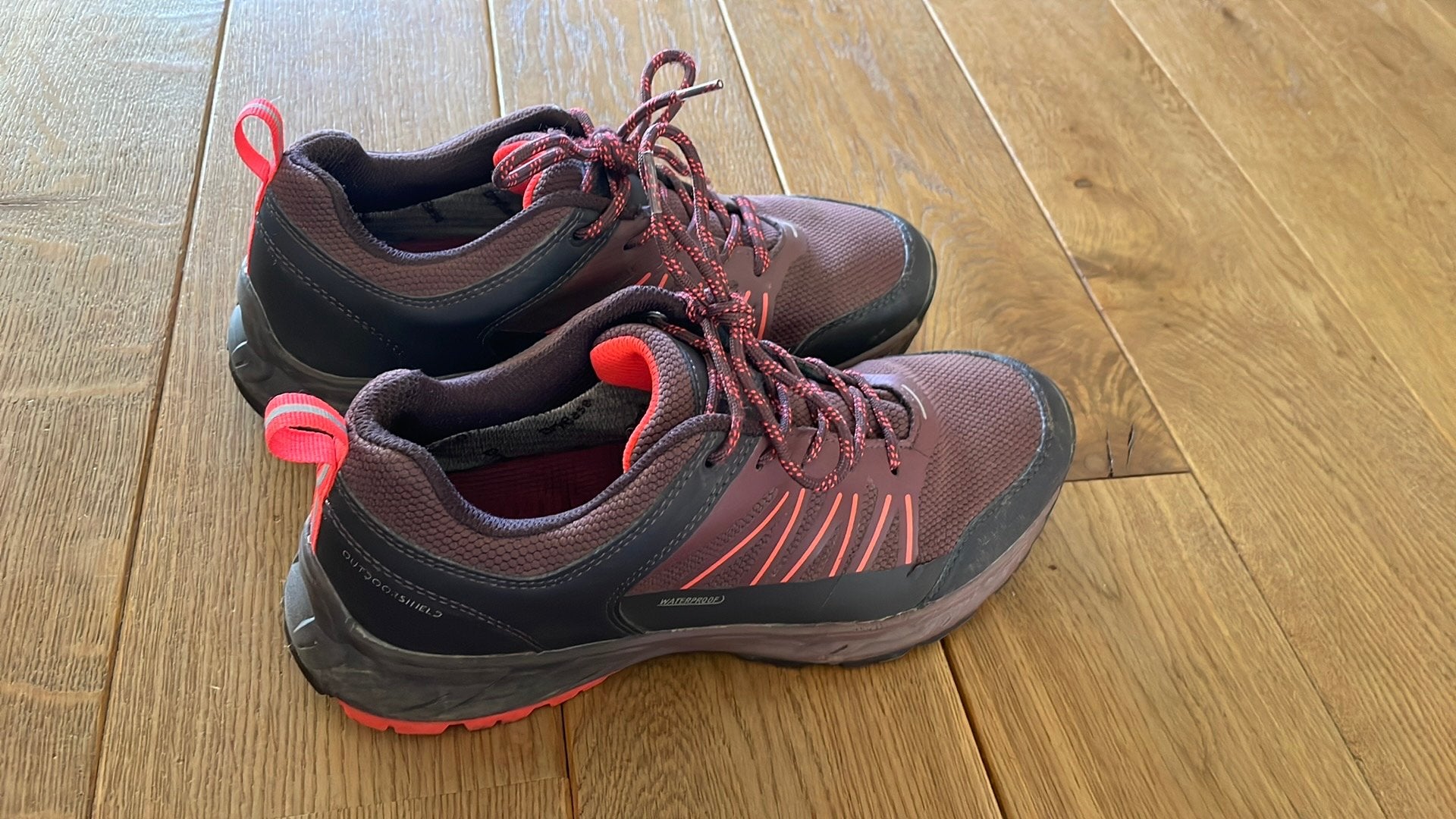 Endurance wandelschoenen paars grijs maat 38 39, Ophalen of Verzenden, Gebruikt