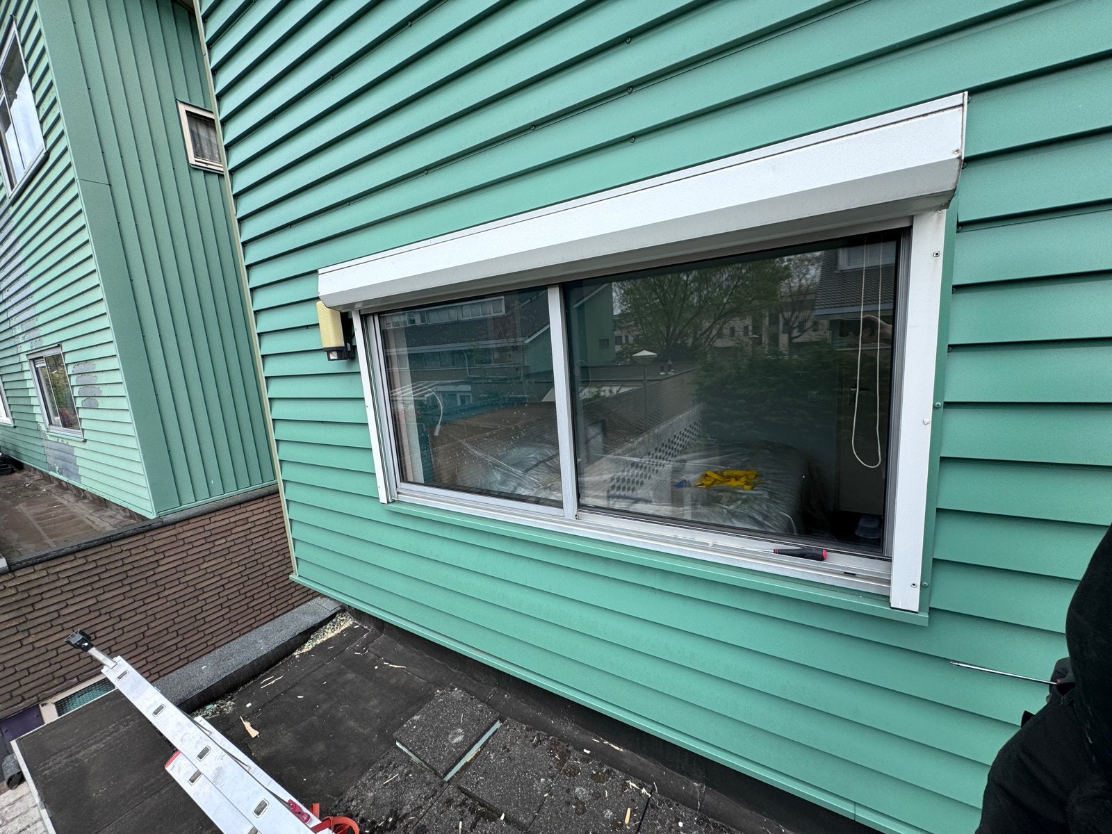Gebruikte aluminium kozijnen met dubbelglas, Ophalen, Gevelraam of Ruit, Gebruikt, 80 tot 120 cm