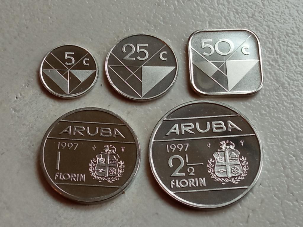 Aruba setje 1997., Ophalen of Verzenden, Midden-Amerika, Setje