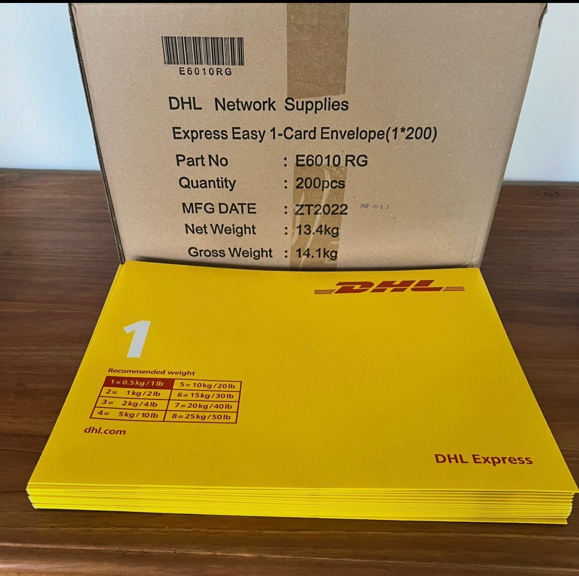 Dhl enveloppen x 200, Ophalen of Verzenden, Envelop