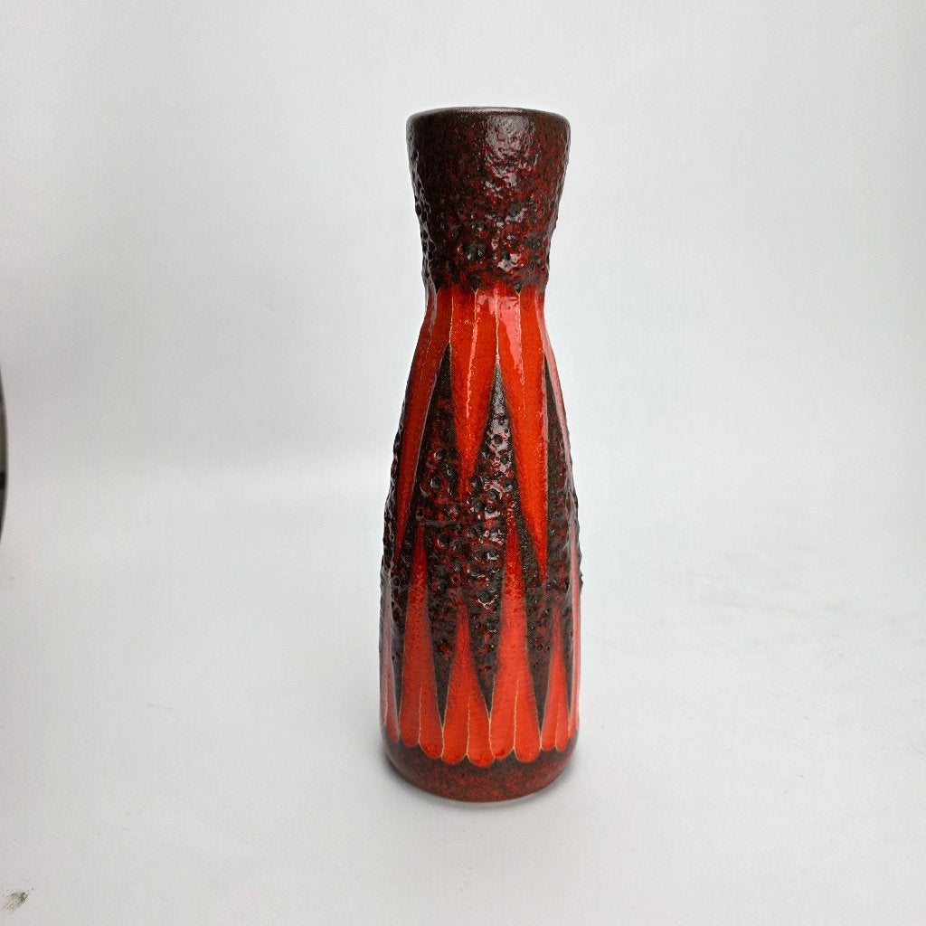 Vintage West-Duitse Fat Lava vaas. Scheurich 520-28., Ophalen of Verzenden