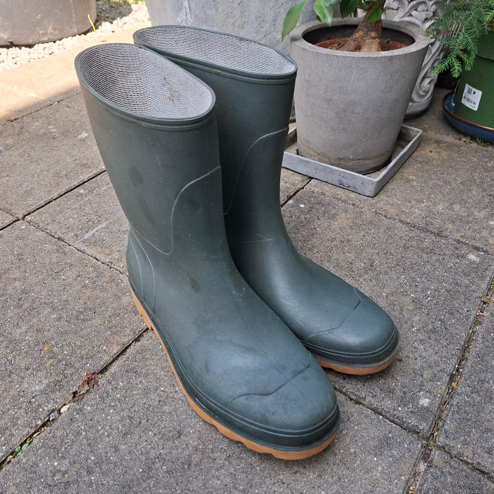 Regenlaarzen Tuinlaarzen - Groen - Maat 47, Gebruikt, Heren, Ophalen of Verzenden, Laarzen