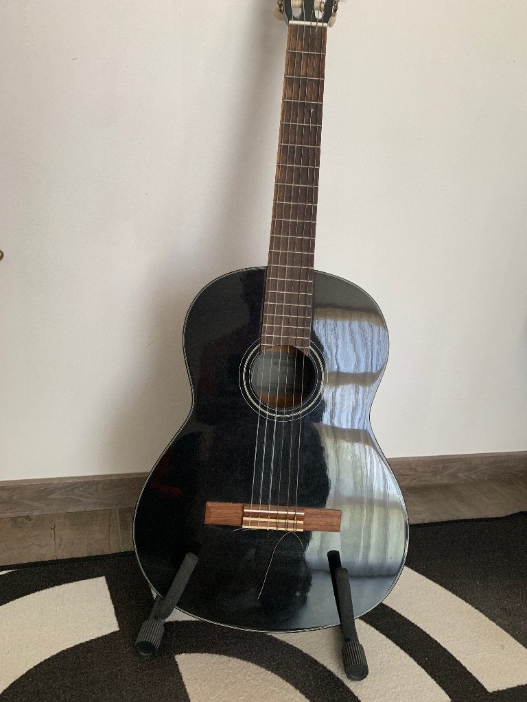 Gitaar linkshandig, Ophalen, Zo goed als nieuw, Klassieke of Spaanse gitaar, Met koffer