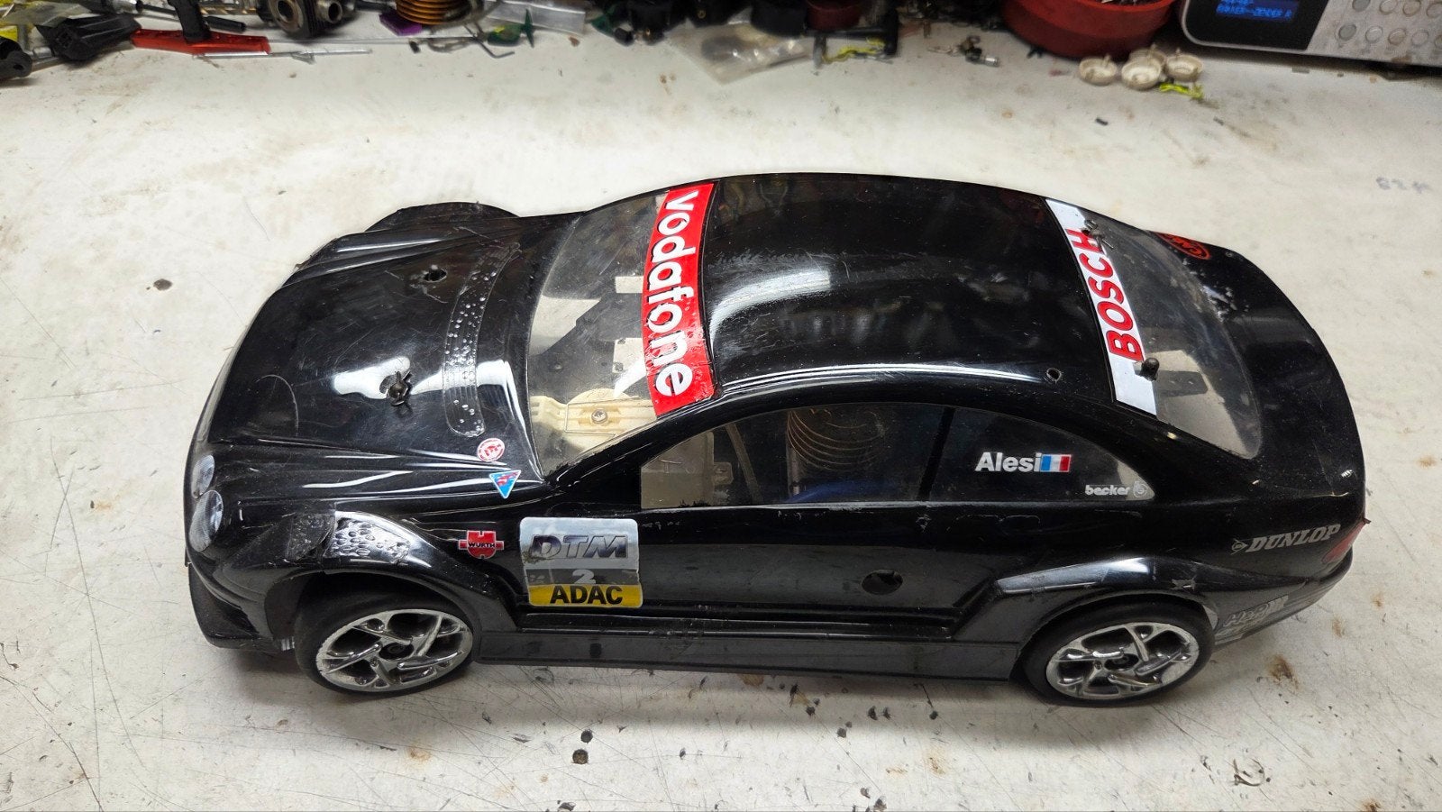 Te koop leuke kyosho, Gebruikt, Ophalen of Verzenden, Schaal 1:10, Auto onroad