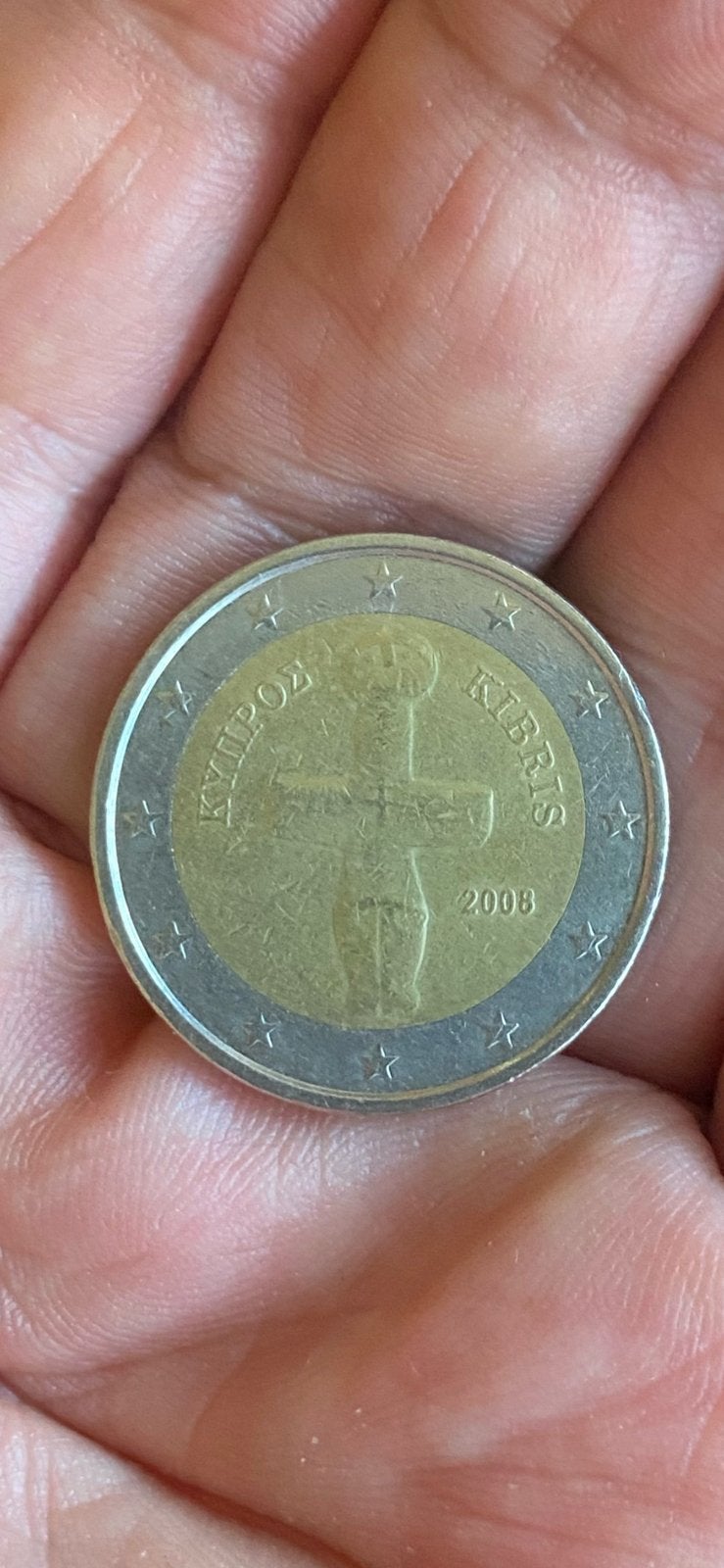 munt:  2,- €  CYPRUS, Postzegels en Munten, Ophalen of Verzenden, Cyprus, 2 euro, Losse munt