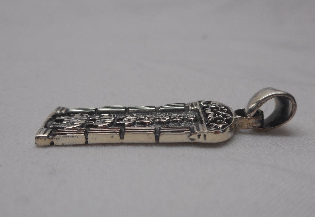 Zilveren geluk hanger stapel olifanten nr.1736, Verzenden, Zo goed als nieuw, Kruis of Symbool, Zilver